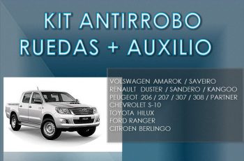 Kit Seguridad Auto - Tuercas Antirrobo